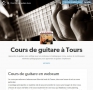 Cours de guitare pour débutants a tours